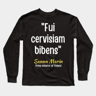 Fui cervisiam bibens Long Sleeve T-Shirt